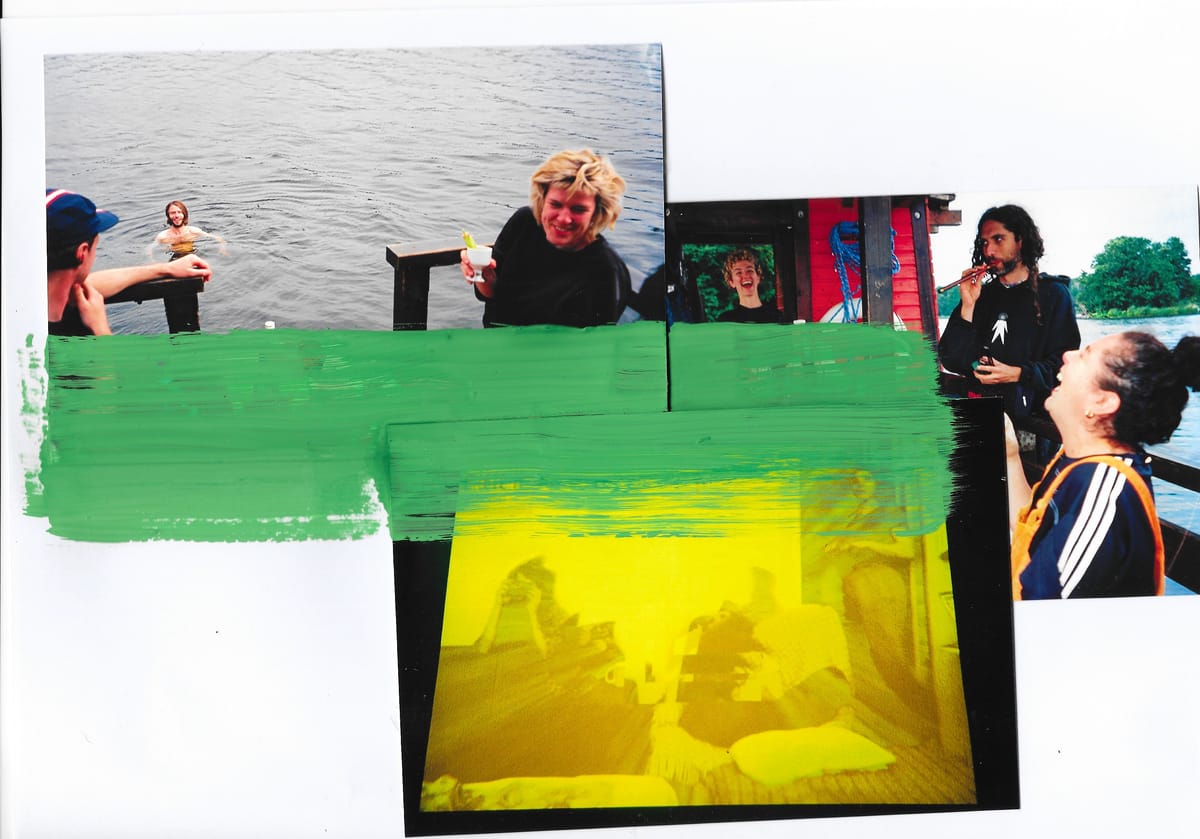 "... peek-a-boo with a blue-eyed spider ..."