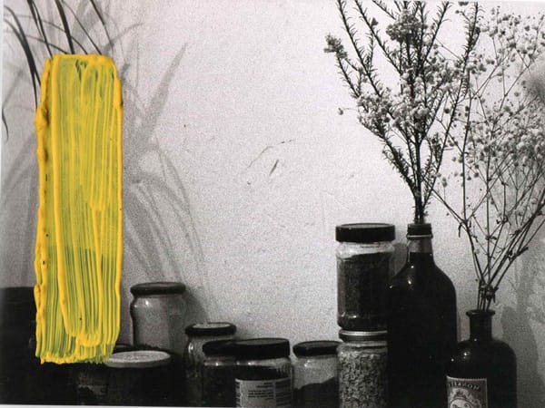 ‘paused, postponed, (…) provisional, practically absent, say, not here …'